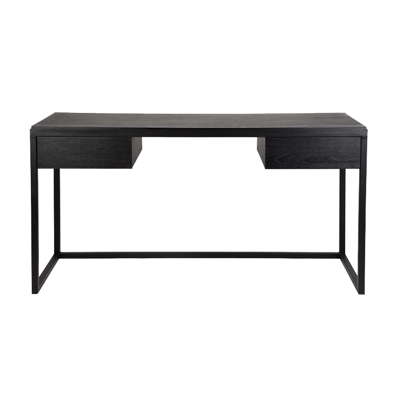 Jasper Modern Desk Black With Transparent Background