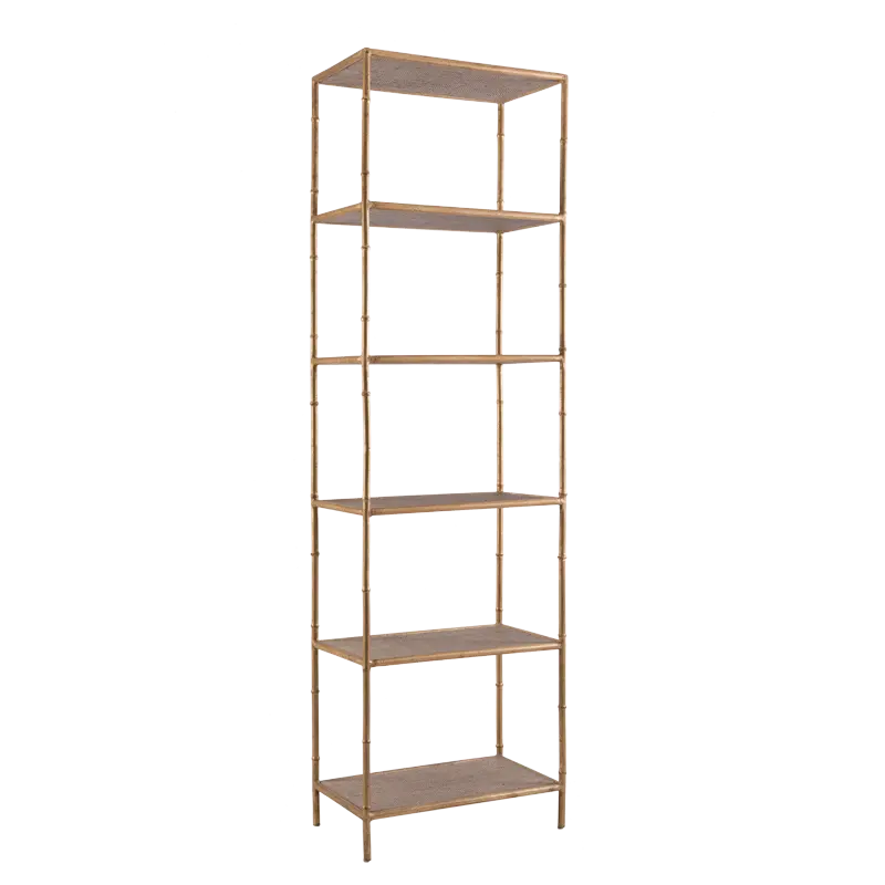Mayfair Etagere Bookcase Angle With Transparent Background