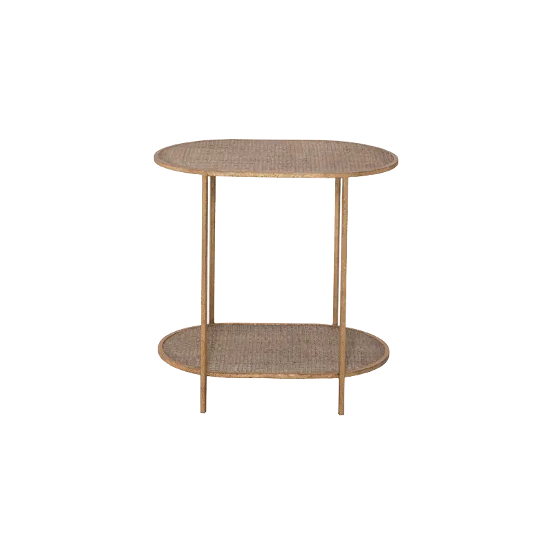 Mayfair Golden Side Table Front With Transparent Background