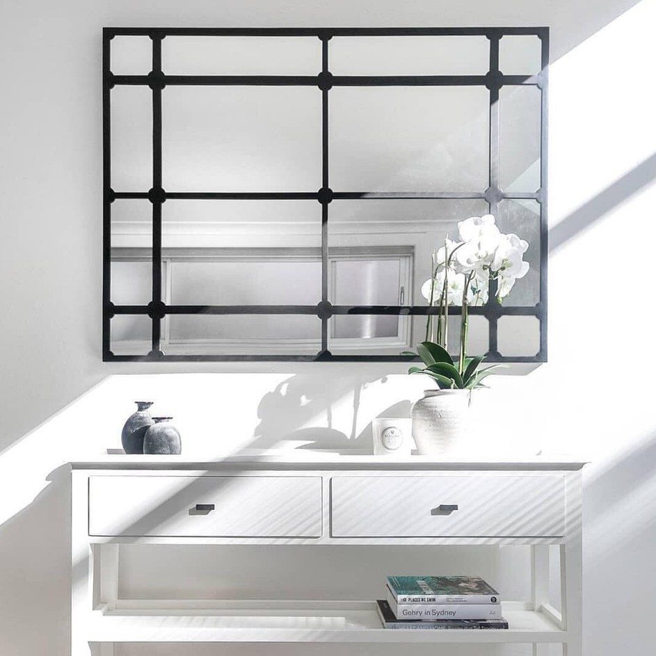 Hamptons Style Including Malval Console White And Monet Mirror